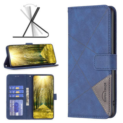 Infinix Note 11 Pro Wallet Case – Rhombus Texture PU Leather, Magnetic Buckle, Card Slots, Stand Function, Shockproof Protective Cover