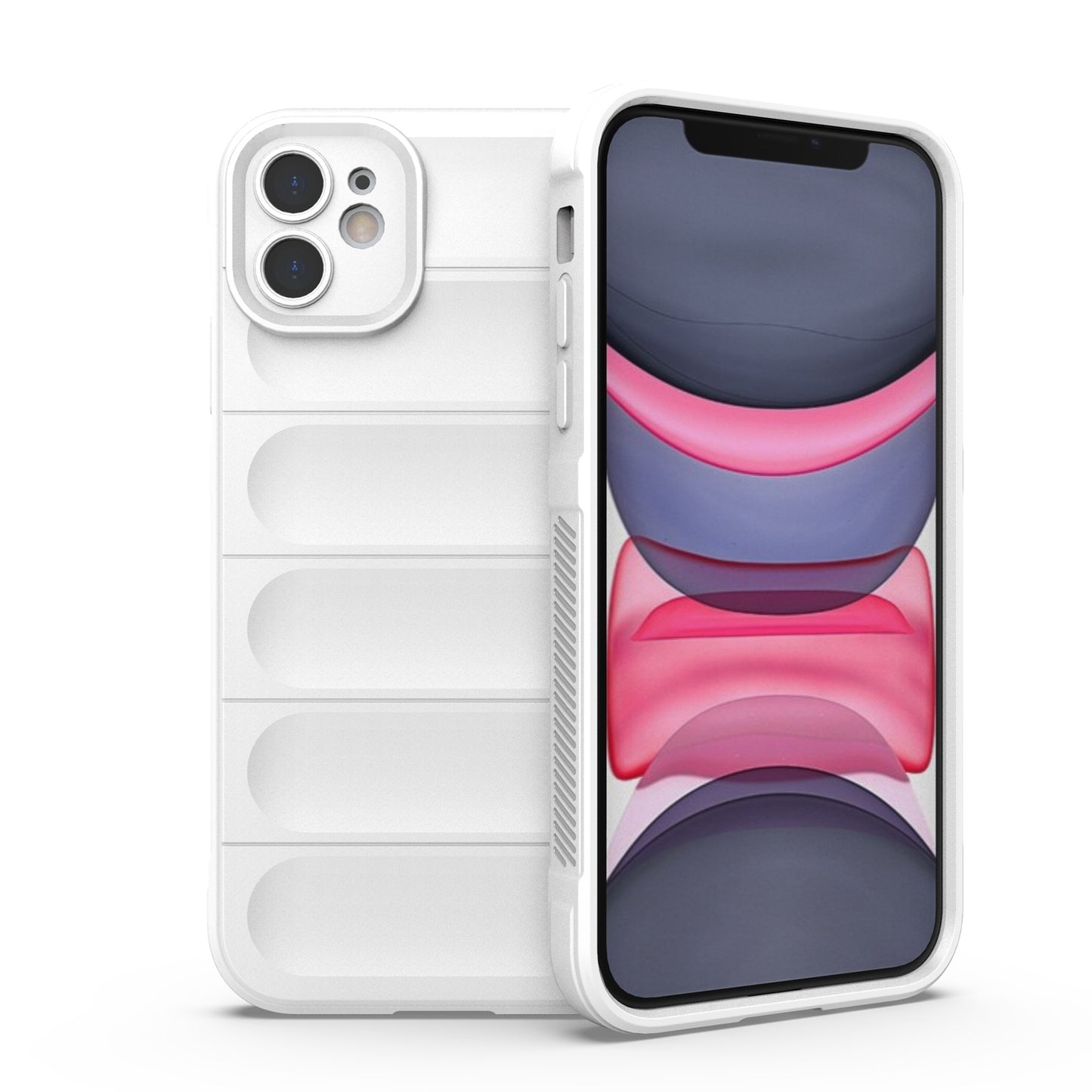 iPhone 11 Magic Shield TPU + Flannel Phone Case: Durable, Non-toxic, Easy Access, Stylish Design