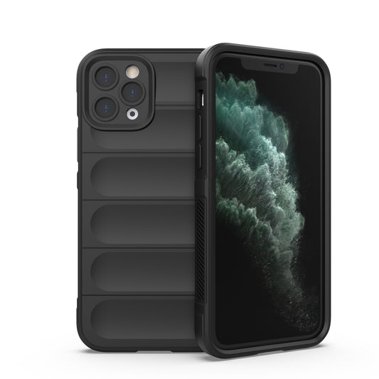 iPhone 11 Pro Magic Shield TPU + Flannel Phone Case: Durable, Non-toxic, Easy Access, Stylish Design