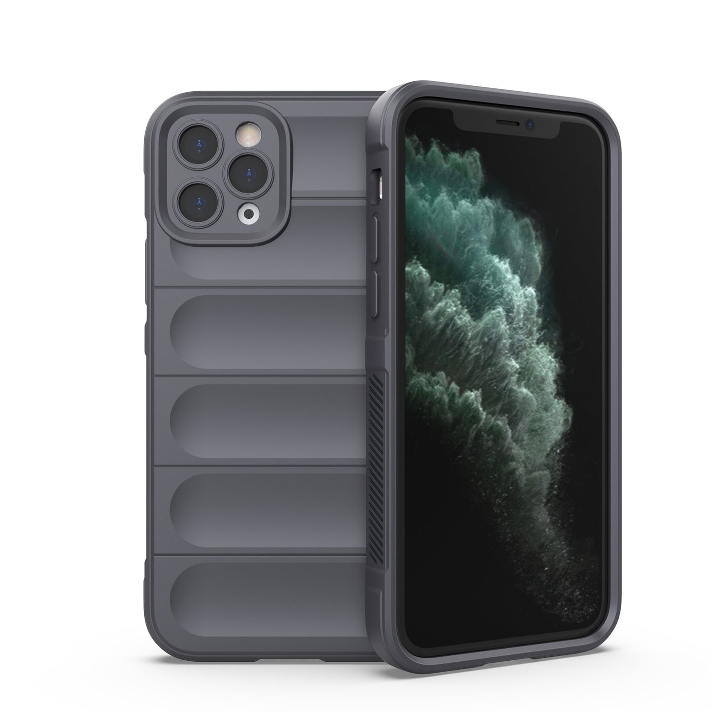 iPhone 11 Pro Max Magic Shield TPU + Flannel Phone Case: Durable, Non-toxic, Easy Access, Stylish Design