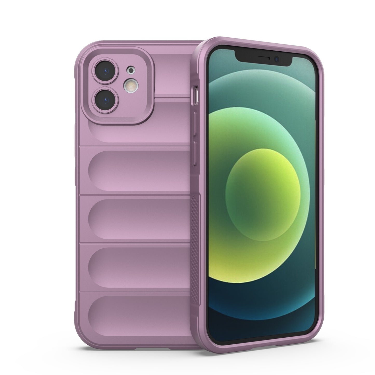 iPhone 12 Magic Shield TPU + Flannel Phone Case: Durable, Non-toxic, Easy Access, Stylish Design