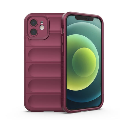 iPhone 12 Magic Shield TPU + Flannel Phone Case: Durable, Non-toxic, Easy Access, Stylish Design