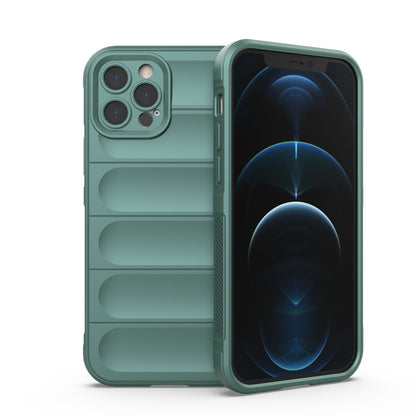 iPhone 12 Pro Magic Shield TPU + Flannel Phone Case: Durable, Non-toxic, Easy Access, Stylish Design