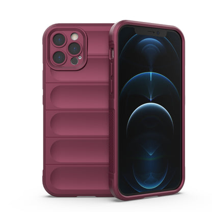 iPhone 12 Pro Magic Shield TPU + Flannel Phone Case: Durable, Non-toxic, Easy Access, Stylish Design