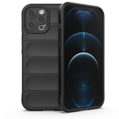 iPhone 12 Pro Max Magic Shield TPU + Flannel Phone Case: Durable, Non-toxic, Easy Access, Stylish Design