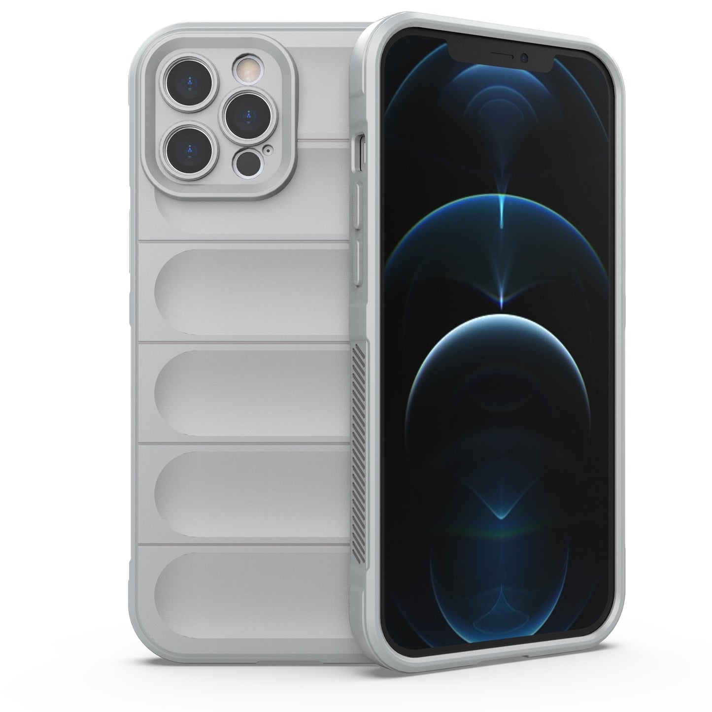 iPhone 12 Pro Max Magic Shield TPU + Flannel Phone Case: Durable, Non-toxic, Easy Access, Stylish Design