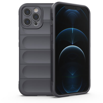 iPhone 12 Pro Max Magic Shield TPU + Flannel Phone Case: Durable, Non-toxic, Easy Access, Stylish Design