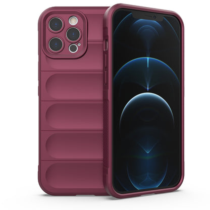 iPhone 12 Pro Max Magic Shield TPU + Flannel Phone Case: Durable, Non-toxic, Easy Access, Stylish Design