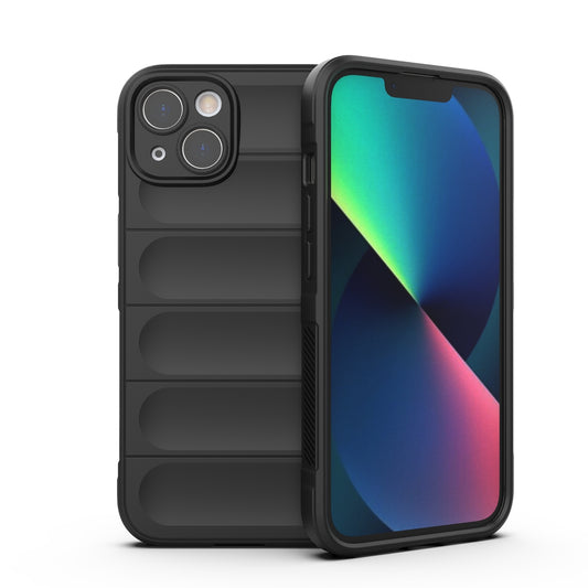 iPhone 13 Magic Shield TPU + Flannel Phone Case: Durable, Non-toxic, Easy Access, Stylish Design