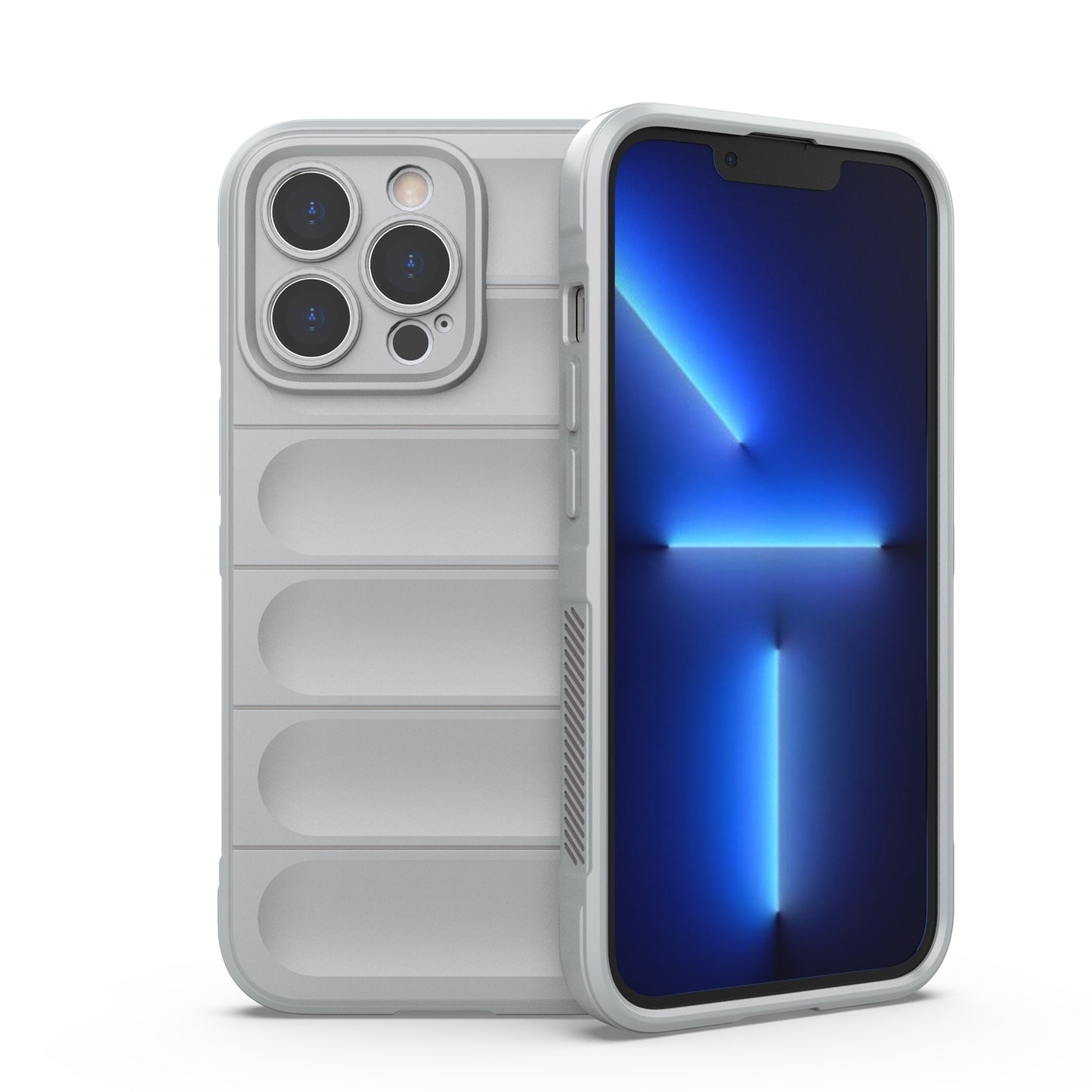 iPhone 13 Pro Magic Shield TPU + Flannel Phone Case: Durable, Non-toxic, Easy Access, Stylish Design