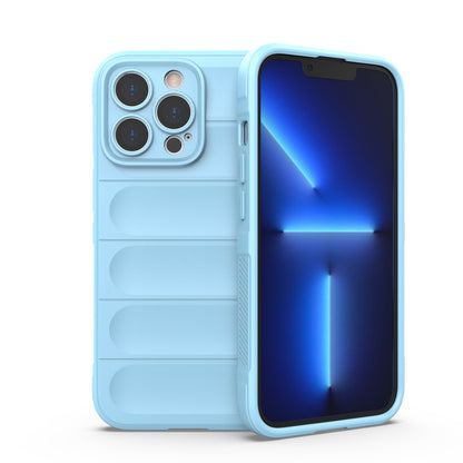 iPhone 13 Pro Magic Shield TPU + Flannel Phone Case: Durable, Non-toxic, Easy Access, Stylish Design