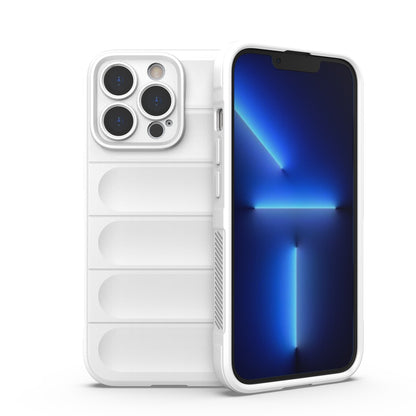 iPhone 13 Pro Magic Shield TPU + Flannel Phone Case: Durable, Non-toxic, Easy Access, Stylish Design