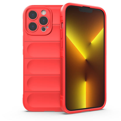 iPhone 13 Pro Max Magic Shield TPU + Flannel Phone Case: Durable, Non-toxic, Easy Access, Stylish Design