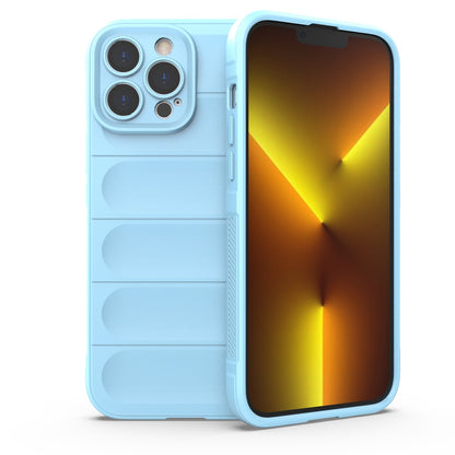 iPhone 13 Pro Max Magic Shield TPU + Flannel Phone Case: Durable, Non-toxic, Easy Access, Stylish Design
