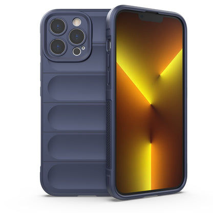 iPhone 13 Pro Max Magic Shield TPU + Flannel Phone Case: Durable, Non-toxic, Easy Access, Stylish Design