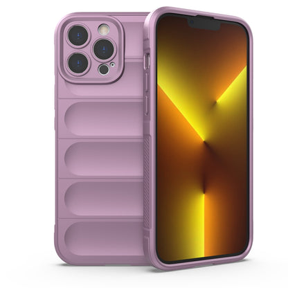 iPhone 13 Pro Max Magic Shield TPU + Flannel Phone Case: Durable, Non-toxic, Easy Access, Stylish Design