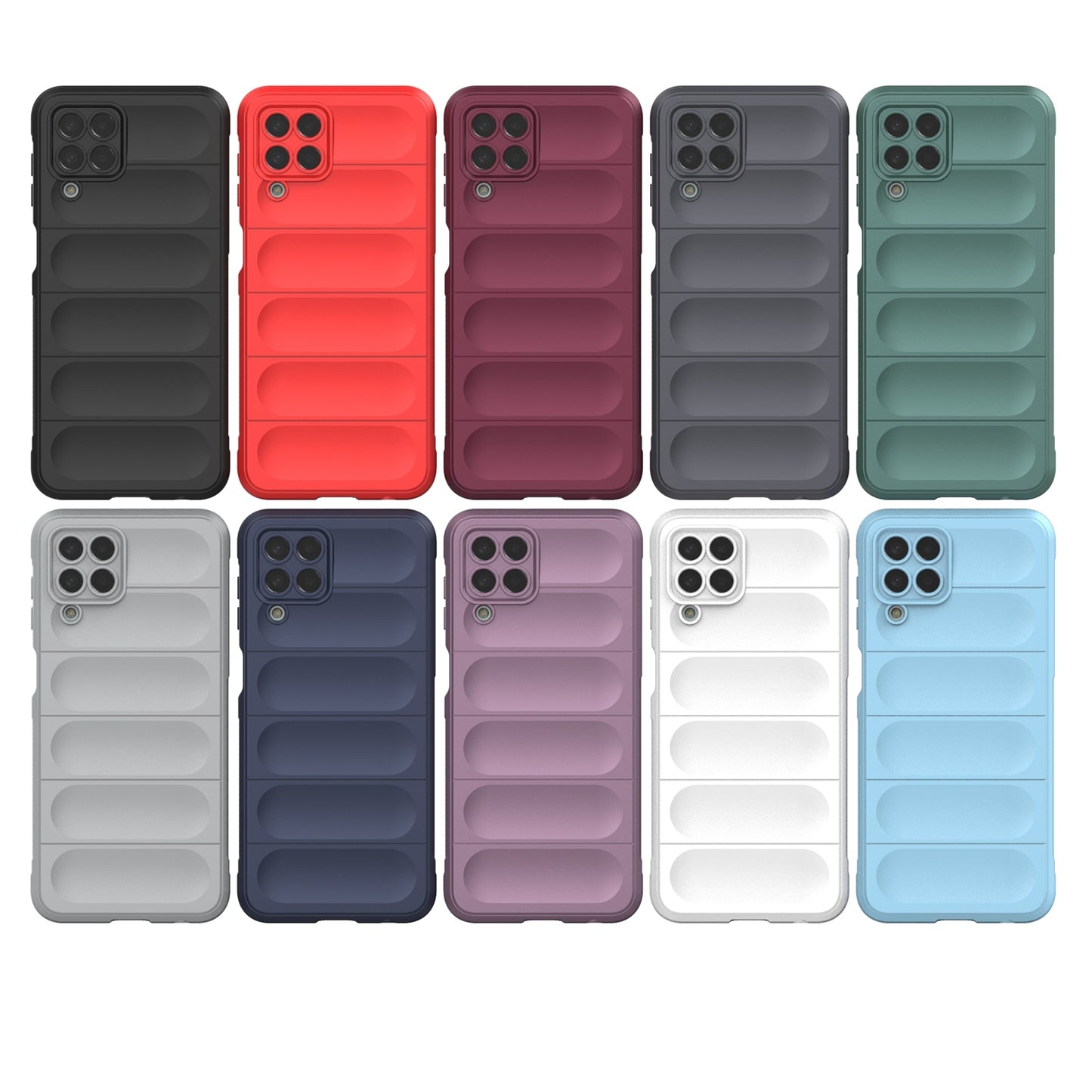 Samsung Galaxy M33 5G Magic Shield TPU + Flannel Phone Case: Durable, Non-toxic, Easy Access, Stylish Design