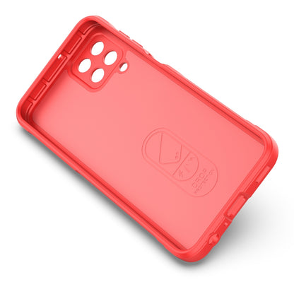Samsung Galaxy M33 5G Magic Shield TPU + Flannel Phone Case: Durable, Non-toxic, Easy Access, Stylish Design