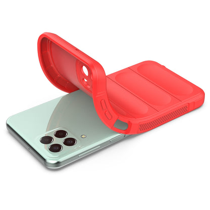 Samsung Galaxy M33 5G Magic Shield TPU + Flannel Phone Case: Durable, Non-toxic, Easy Access, Stylish Design