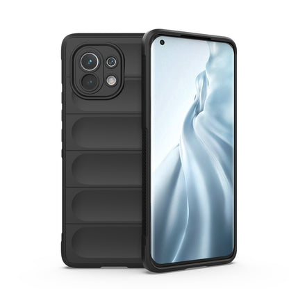 Xiaomi Mi 11 Magic Shield TPU + Flannel Phone Case: Durable, Non-toxic, Easy Access, Stylish Design