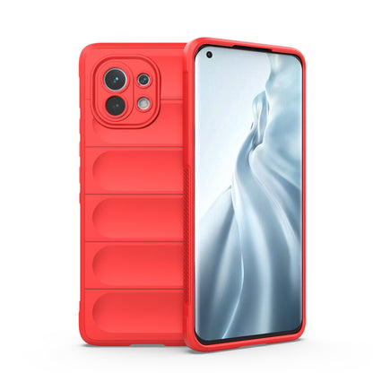 Xiaomi Mi 11 Magic Shield TPU + Flannel Phone Case: Durable, Non-toxic, Easy Access, Stylish Design