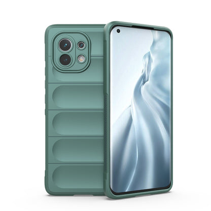 Xiaomi Mi 11 Magic Shield TPU + Flannel Phone Case: Durable, Non-toxic, Easy Access, Stylish Design