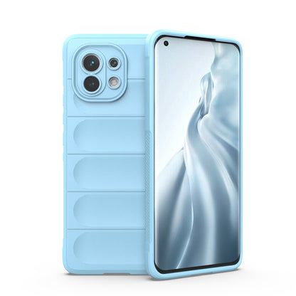 Xiaomi Mi 11 Magic Shield TPU + Flannel Phone Case: Durable, Non-toxic, Easy Access, Stylish Design