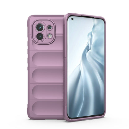 Xiaomi Mi 11 Magic Shield TPU + Flannel Phone Case: Durable, Non-toxic, Easy Access, Stylish Design