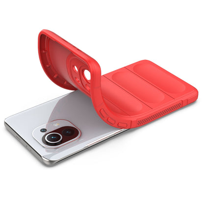Xiaomi Mi 11 Magic Shield TPU + Flannel Phone Case: Durable, Non-toxic, Easy Access, Stylish Design