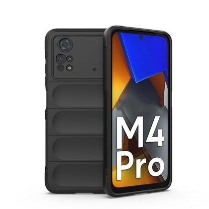 Xiaomi Poco M4 Pro 4G Magic Shield TPU + Flannel Phone Case: Durable, Non-toxic, Easy Access, Stylish Design