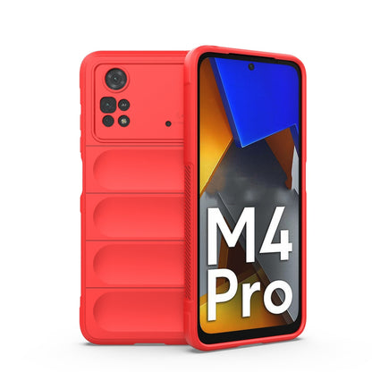 Xiaomi Poco M4 Pro 4G Magic Shield TPU + Flannel Phone Case: Durable, Non-toxic, Easy Access, Stylish Design