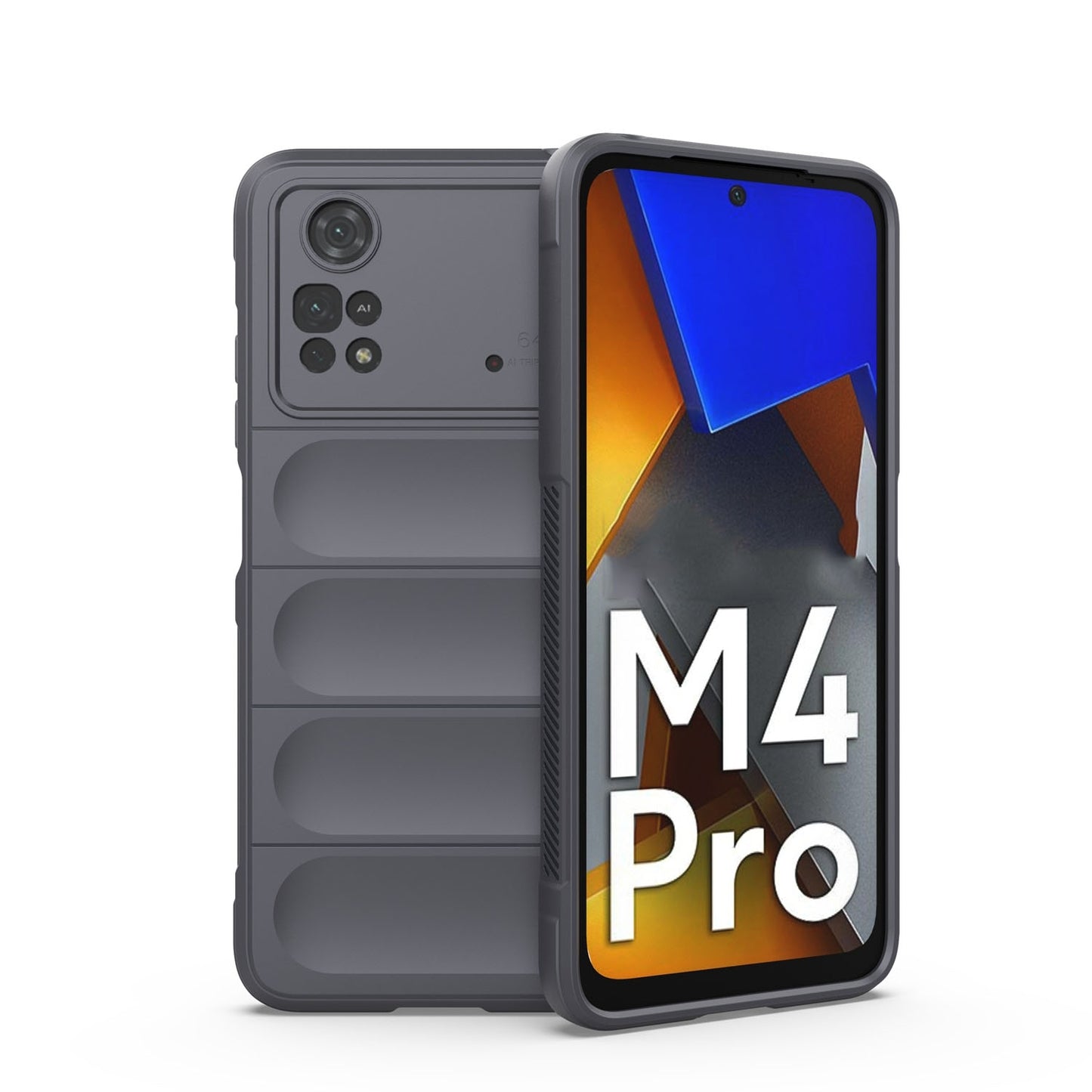 Xiaomi Poco M4 Pro 4G Magic Shield TPU + Flannel Phone Case: Durable, Non-toxic, Easy Access, Stylish Design
