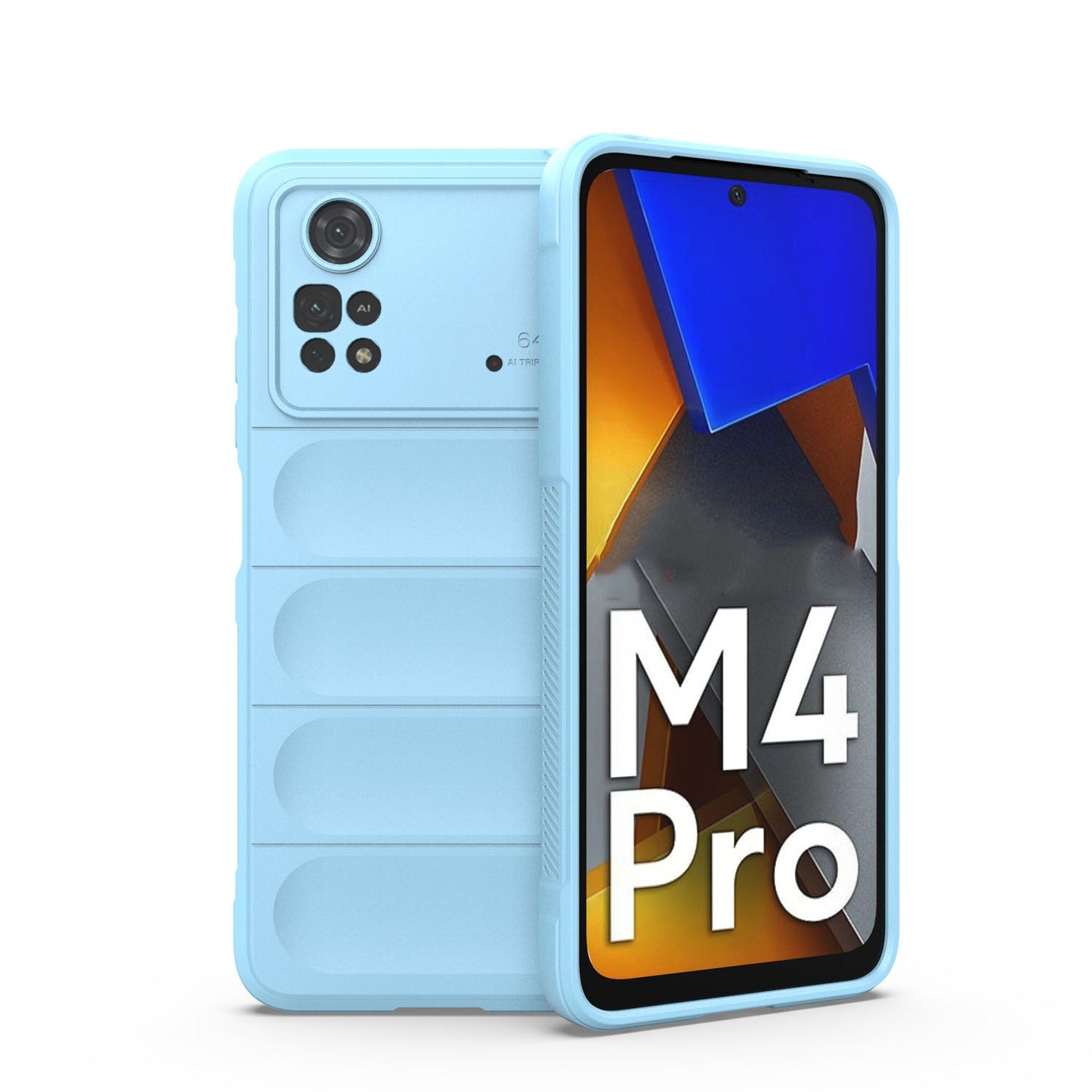 Xiaomi Poco M4 Pro 4G Magic Shield TPU + Flannel Phone Case: Durable, Non-toxic, Easy Access, Stylish Design