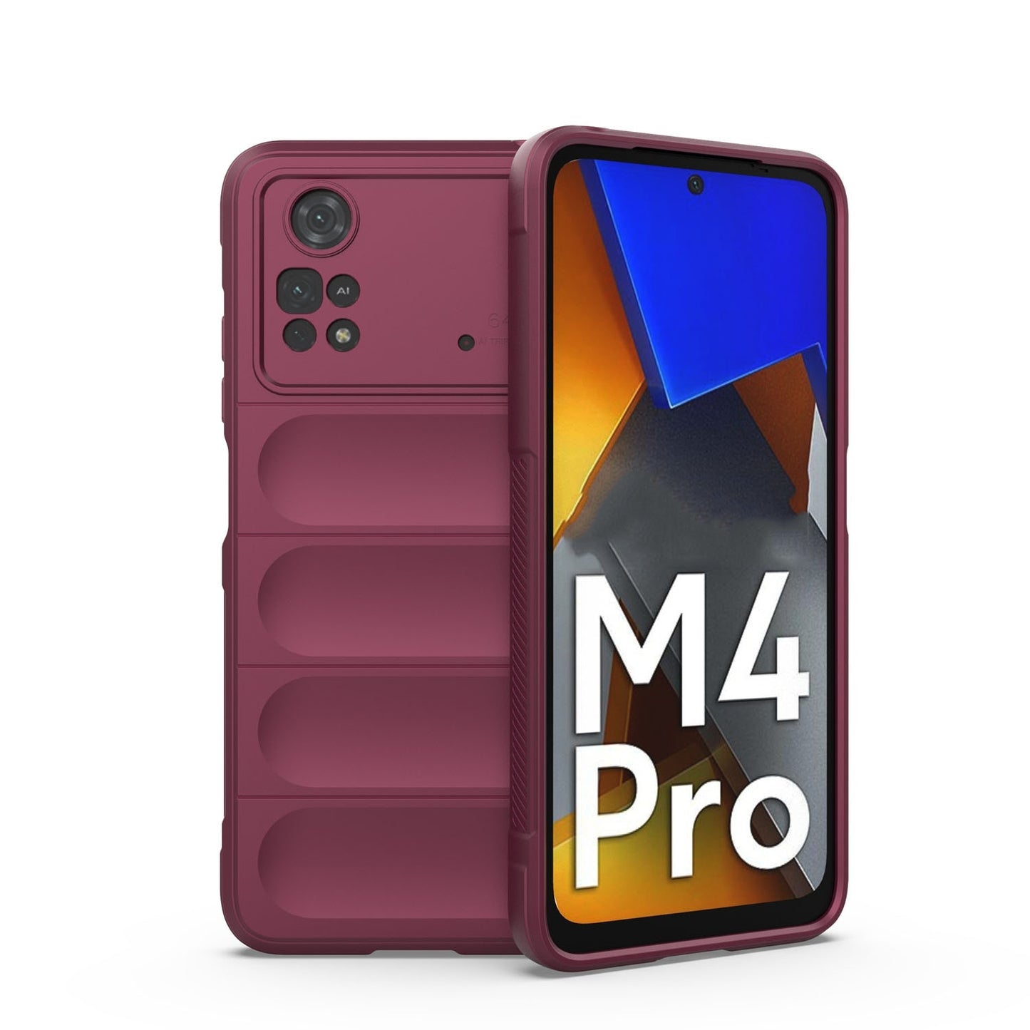 Xiaomi Poco M4 Pro 4G Magic Shield TPU + Flannel Phone Case: Durable, Non-toxic, Easy Access, Stylish Design
