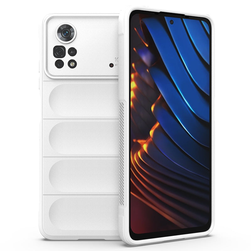 Xiaomi Poco X4 Pro 5G Magic Shield TPU + Flannel Phone Case: Durable, Non-toxic, Easy Access, Stylish Design