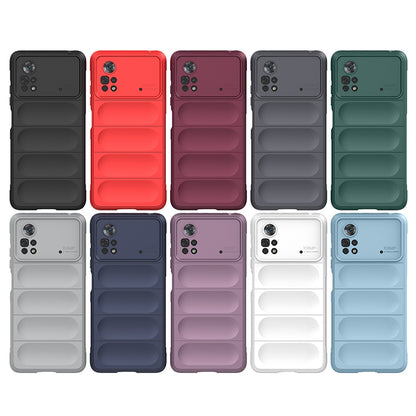 Xiaomi Poco X4 Pro 5G Magic Shield TPU + Flannel Phone Case: Durable, Non-toxic, Easy Access, Stylish Design