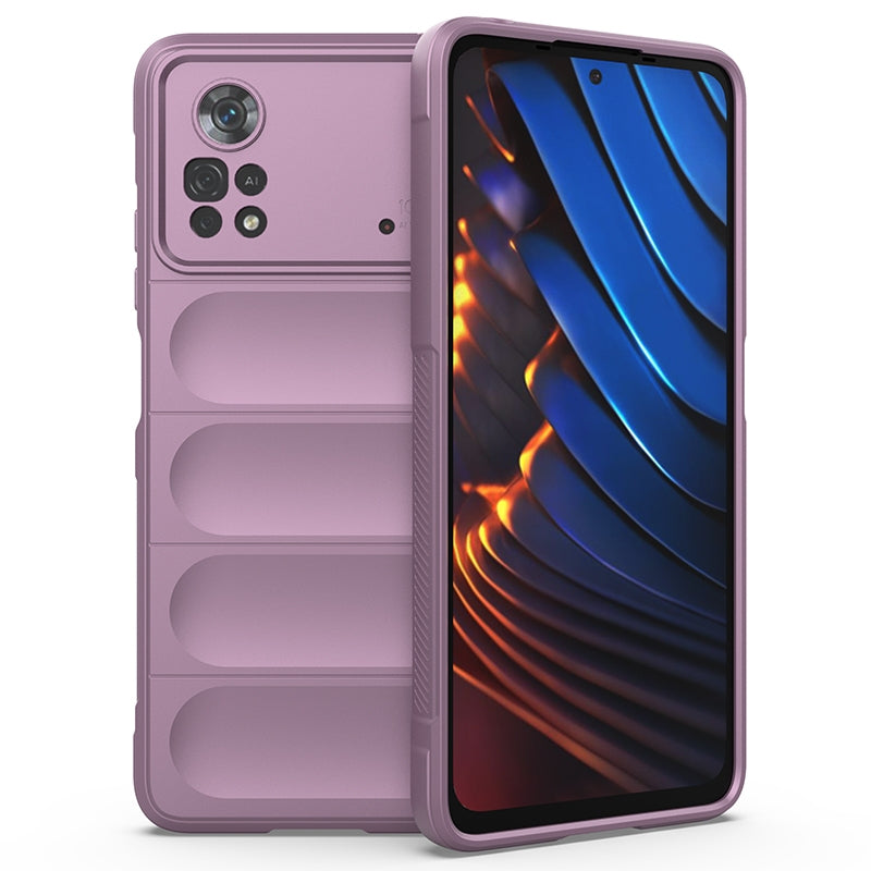Xiaomi Poco X4 Pro 5G Magic Shield TPU + Flannel Phone Case: Durable, Non-toxic, Easy Access, Stylish Design