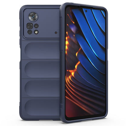 Xiaomi Poco X4 Pro 5G Magic Shield TPU + Flannel Phone Case: Durable, Non-toxic, Easy Access, Stylish Design