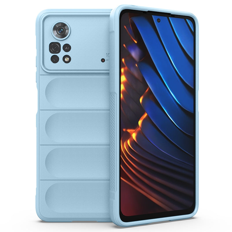 Xiaomi Poco X4 Pro 5G Magic Shield TPU + Flannel Phone Case: Durable, Non-toxic, Easy Access, Stylish Design