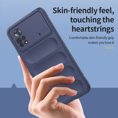 Xiaomi Poco X4 Pro 5G Magic Shield TPU + Flannel Phone Case: Durable, Non-toxic, Easy Access, Stylish Design