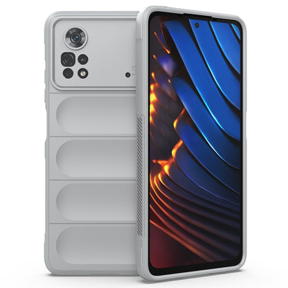Xiaomi Poco X4 Pro 5G Magic Shield TPU + Flannel Phone Case: Durable, Non-toxic, Easy Access, Stylish Design