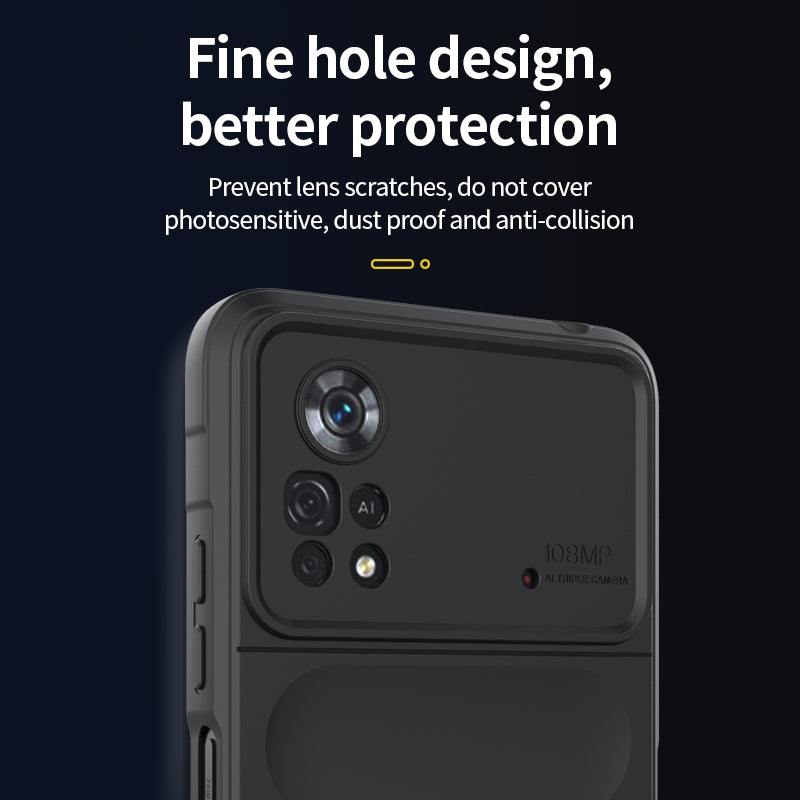 Xiaomi Poco X4 Pro 5G Magic Shield TPU + Flannel Phone Case: Durable, Non-toxic, Easy Access, Stylish Design