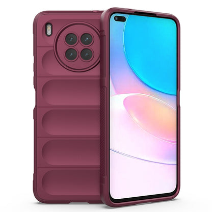 Huawei Nova 8i Magic Shield TPU + Flannel Phone Case: Durable, Non-toxic, Easy Access, Stylish Design