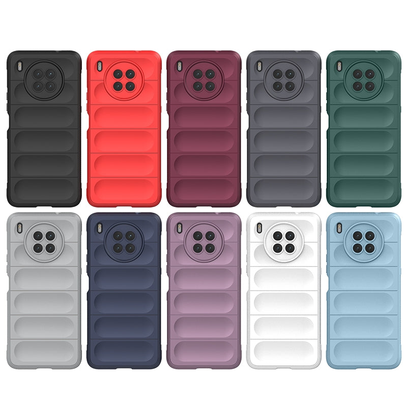 Huawei Nova 8i Magic Shield TPU + Flannel Phone Case: Durable, Non-toxic, Easy Access, Stylish Design