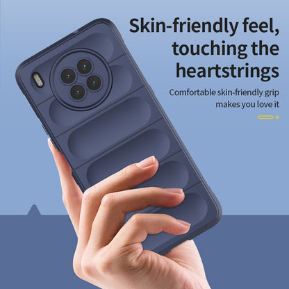 Huawei Nova 8i Magic Shield TPU + Flannel Phone Case: Durable, Non-toxic, Easy Access, Stylish Design