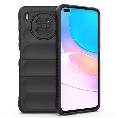 Huawei Nova 8i Magic Shield TPU + Flannel Phone Case: Durable, Non-toxic, Easy Access, Stylish Design
