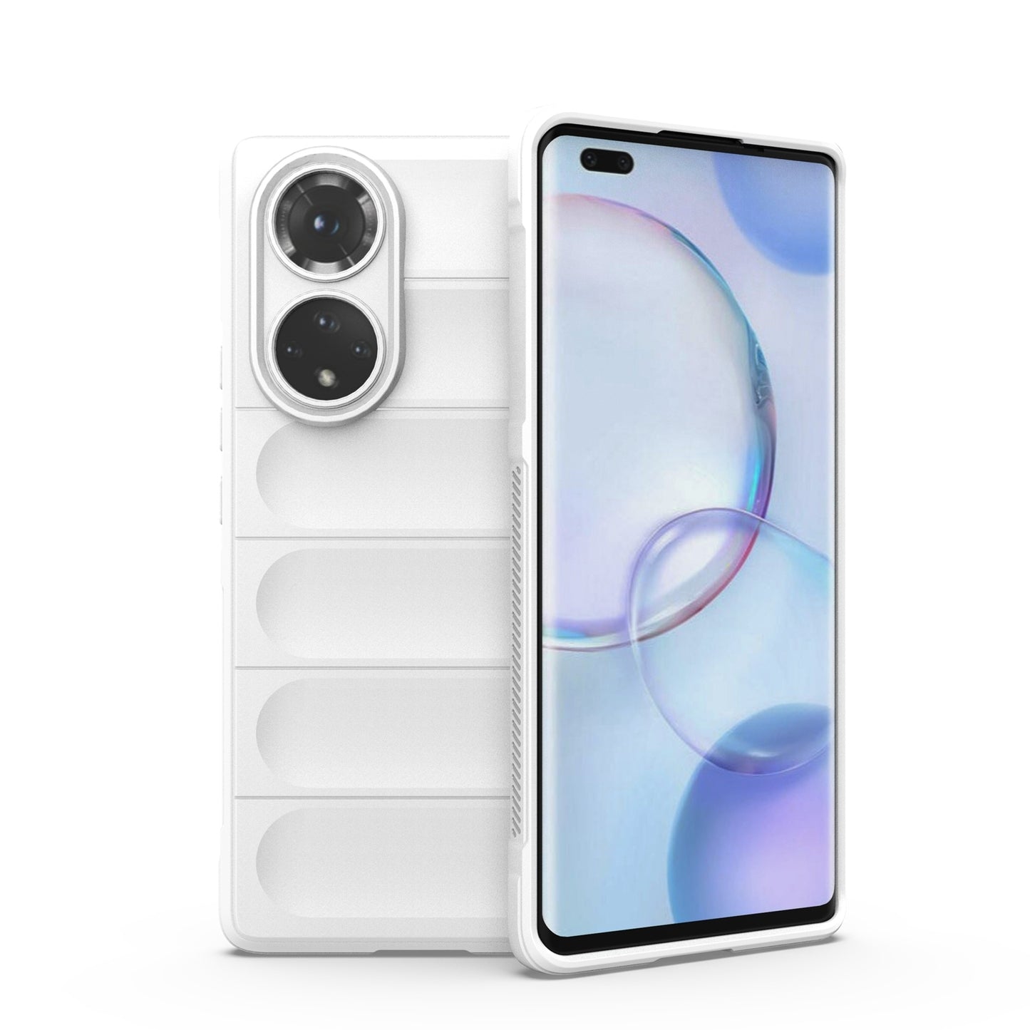 Honor 50 Pro Magic Shield TPU + Flannel Phone Case: Durable, Non-toxic, Easy Access, Stylish Design