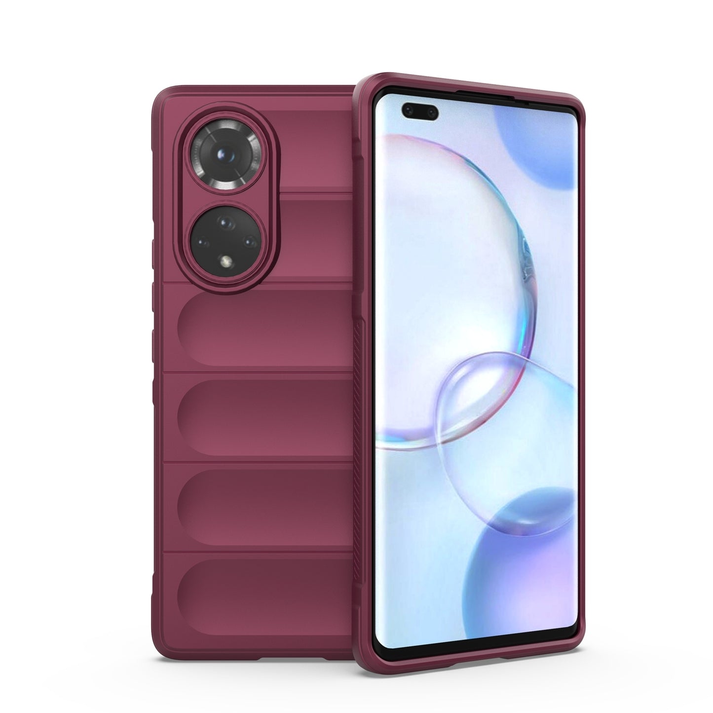 Honor 50 Pro Magic Shield TPU + Flannel Phone Case: Durable, Non-toxic, Easy Access, Stylish Design