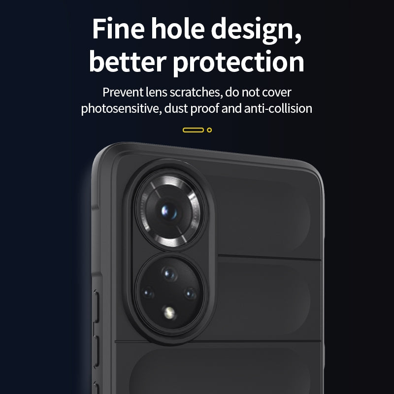 Huawei Nova 9 Pro Magic Shield TPU + Flannel Phone Case: Durable, Non-toxic, Easy Access, Stylish Design