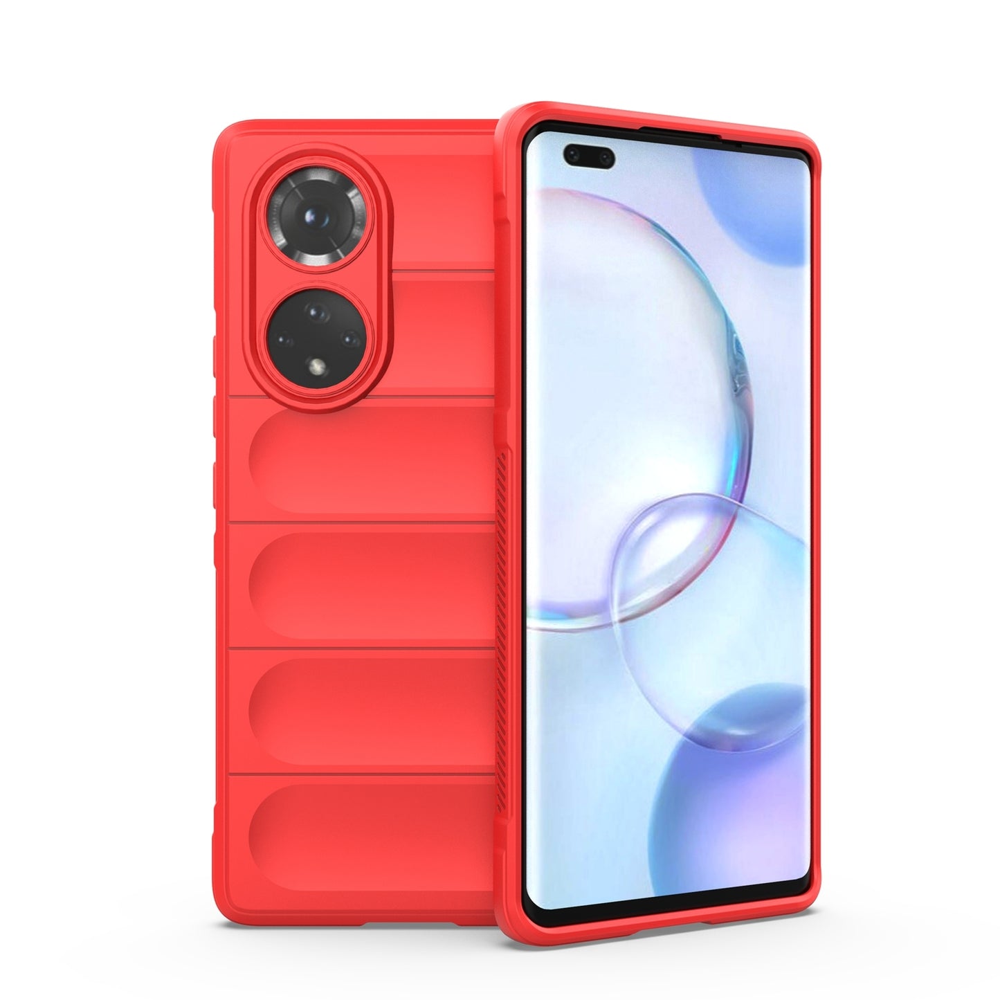 Huawei Nova 9 Pro Magic Shield TPU + Flannel Phone Case: Durable, Non-toxic, Easy Access, Stylish Design